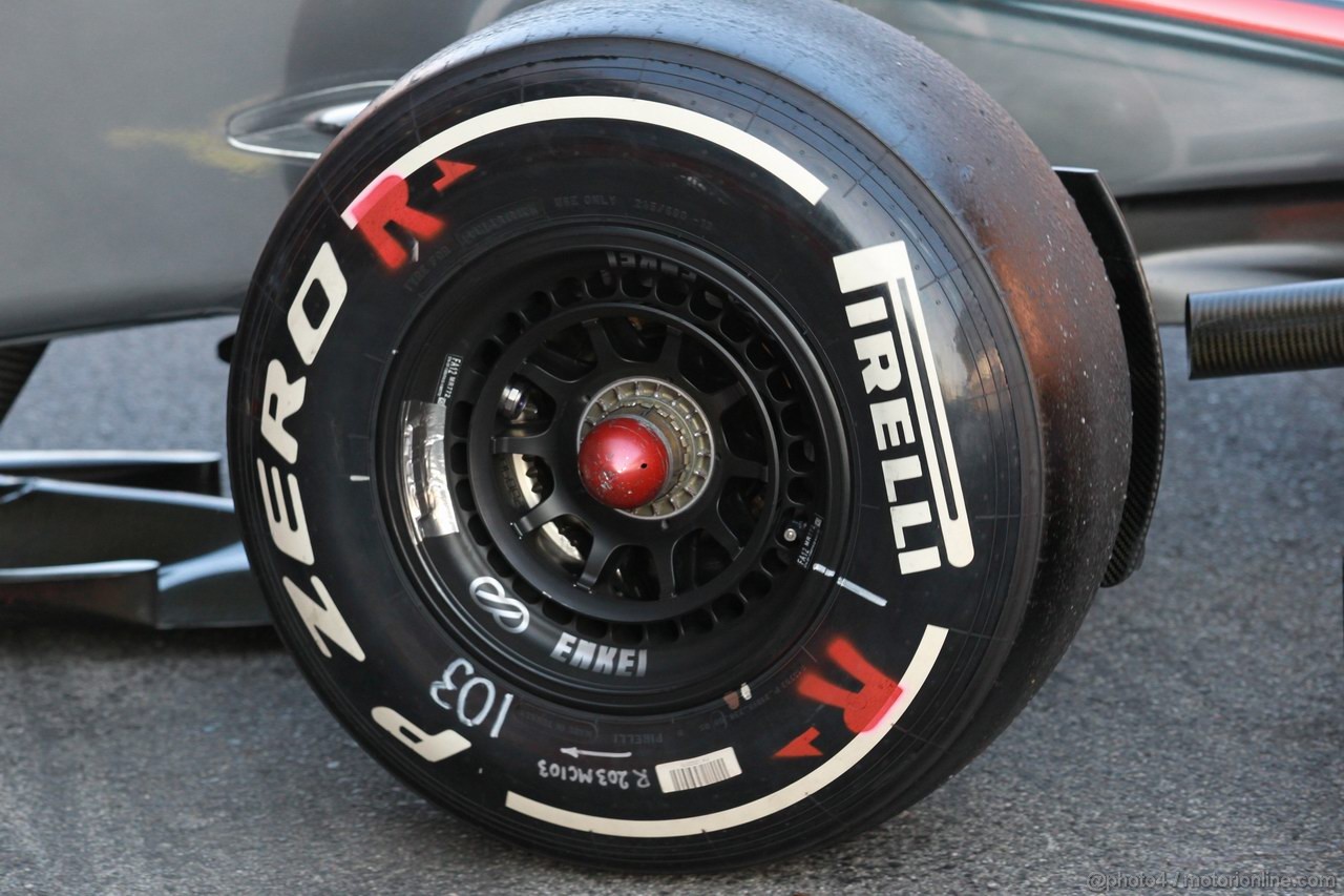 Barcelona Test Marzo 2012, 01.03.2012 
McLaren front wheel rim 
