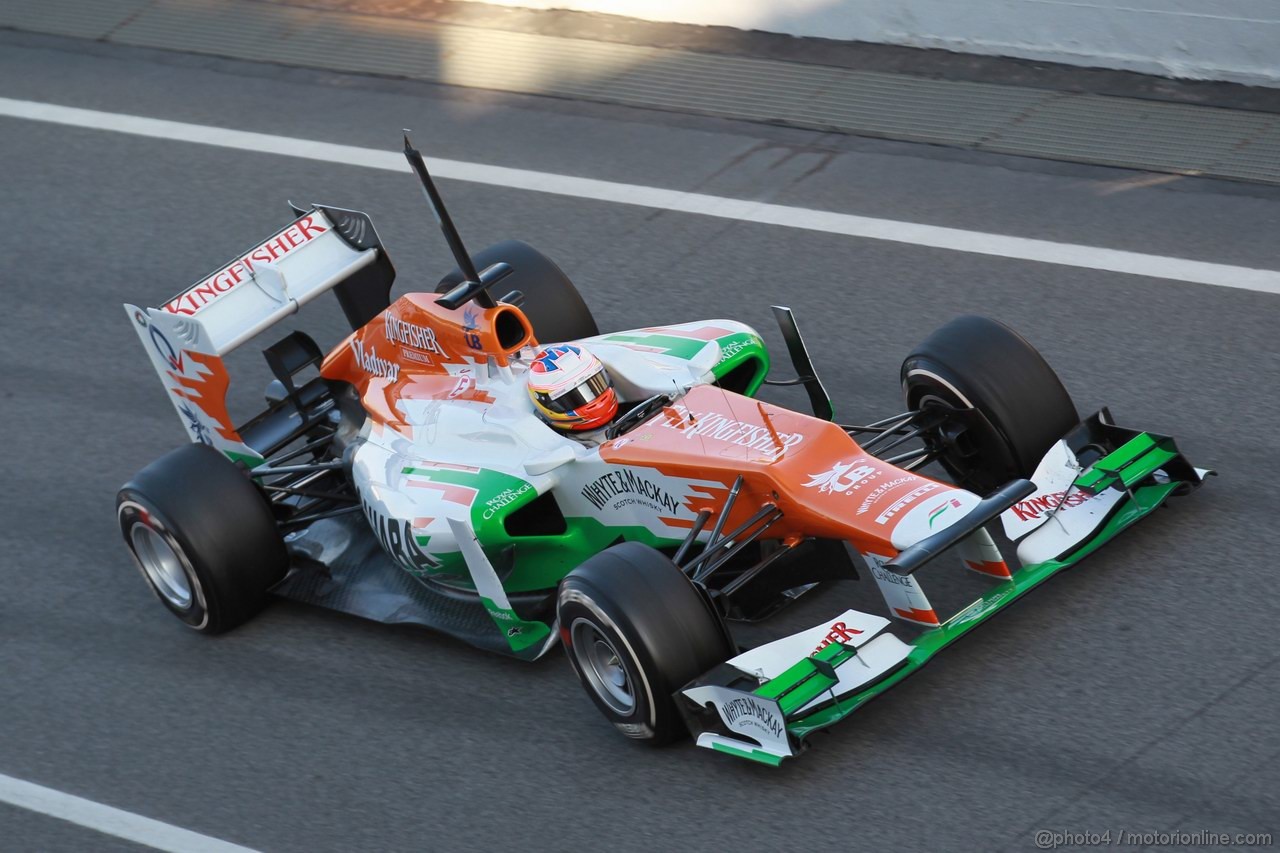 Barcelona Test Marzo 2012, 01.03.2012
Paul di Resta (GBR), Sahara Force India Formula One Team 