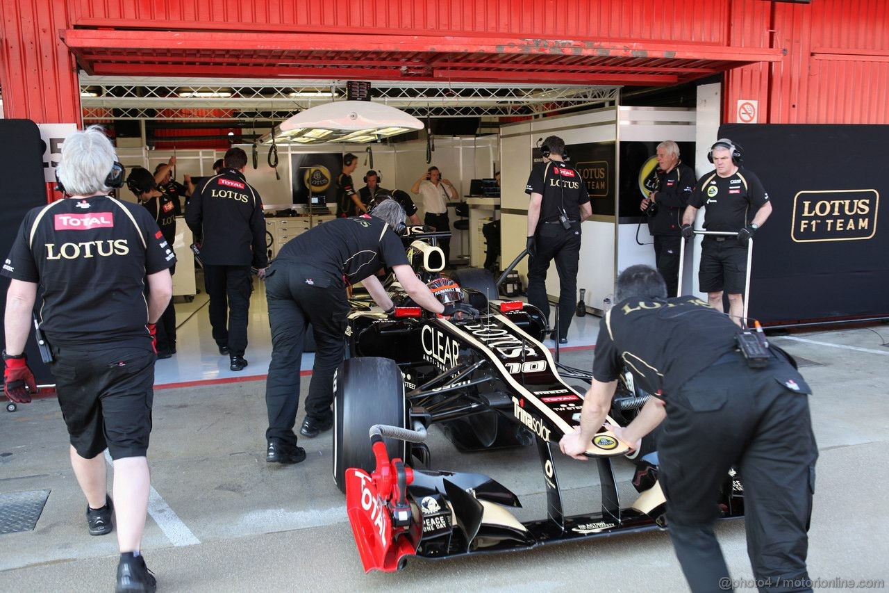 Barcelona Test Marzo 2012, 01.03.2012
Romain Grosjean (FRA), Lotus Renault F1 Team 