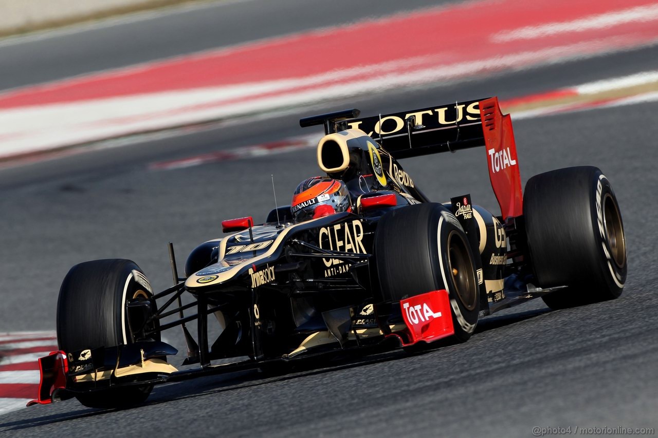 Barcelona Test Marzo 2012, 01.03.2012
Romain Grosjean (FRA), Lotus F1 Team