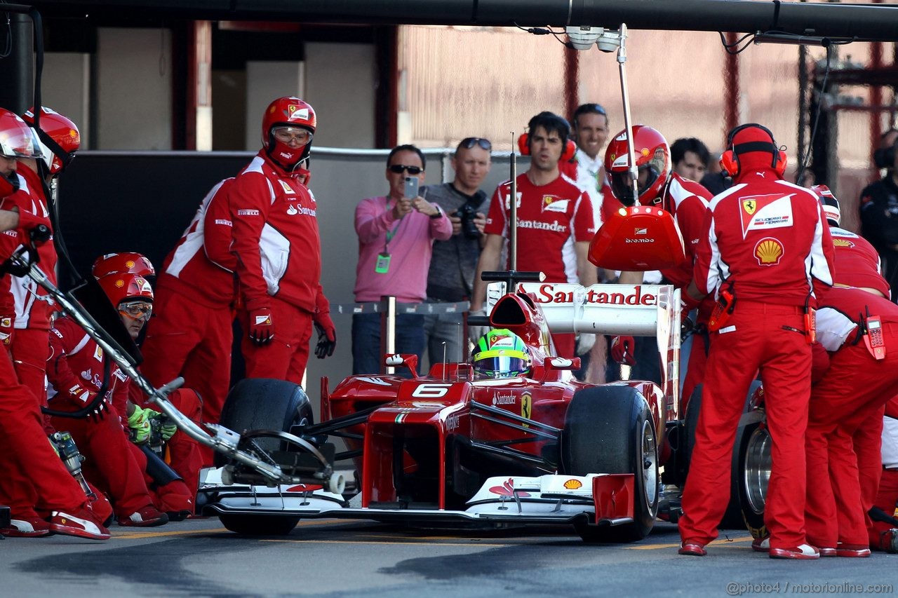 Barcelona Test Marzo 2012, 01.04.2012
Felipe Massa (BRA), Ferrari 