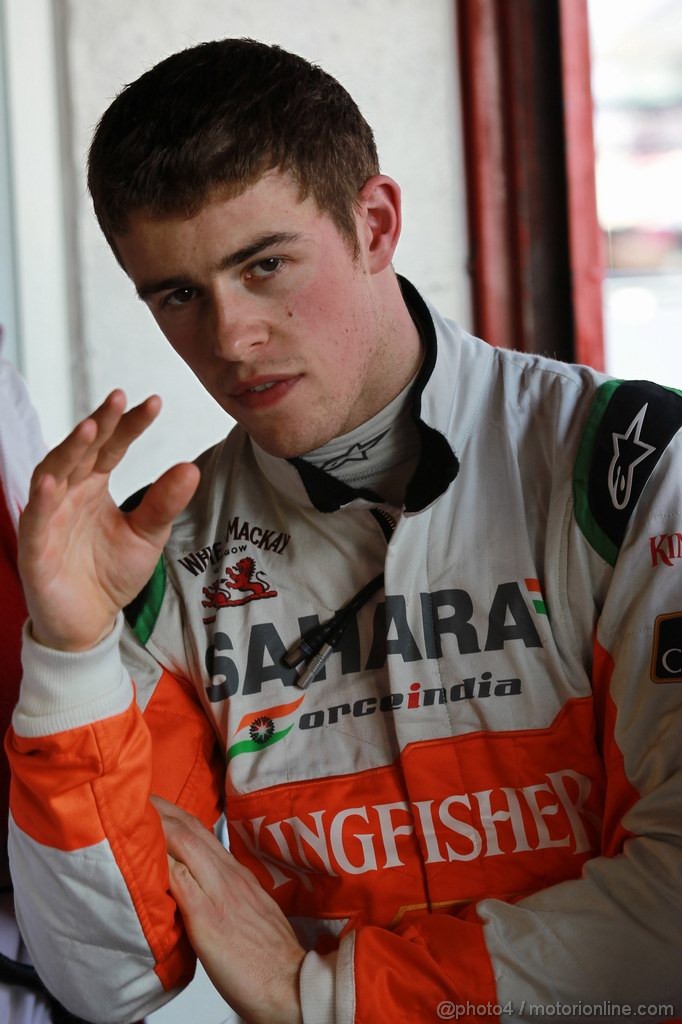 Barcelona Test Marzo 2012, 01.03.2012 
Paul di Resta (GBR), Sahara Force India Formula One Team 