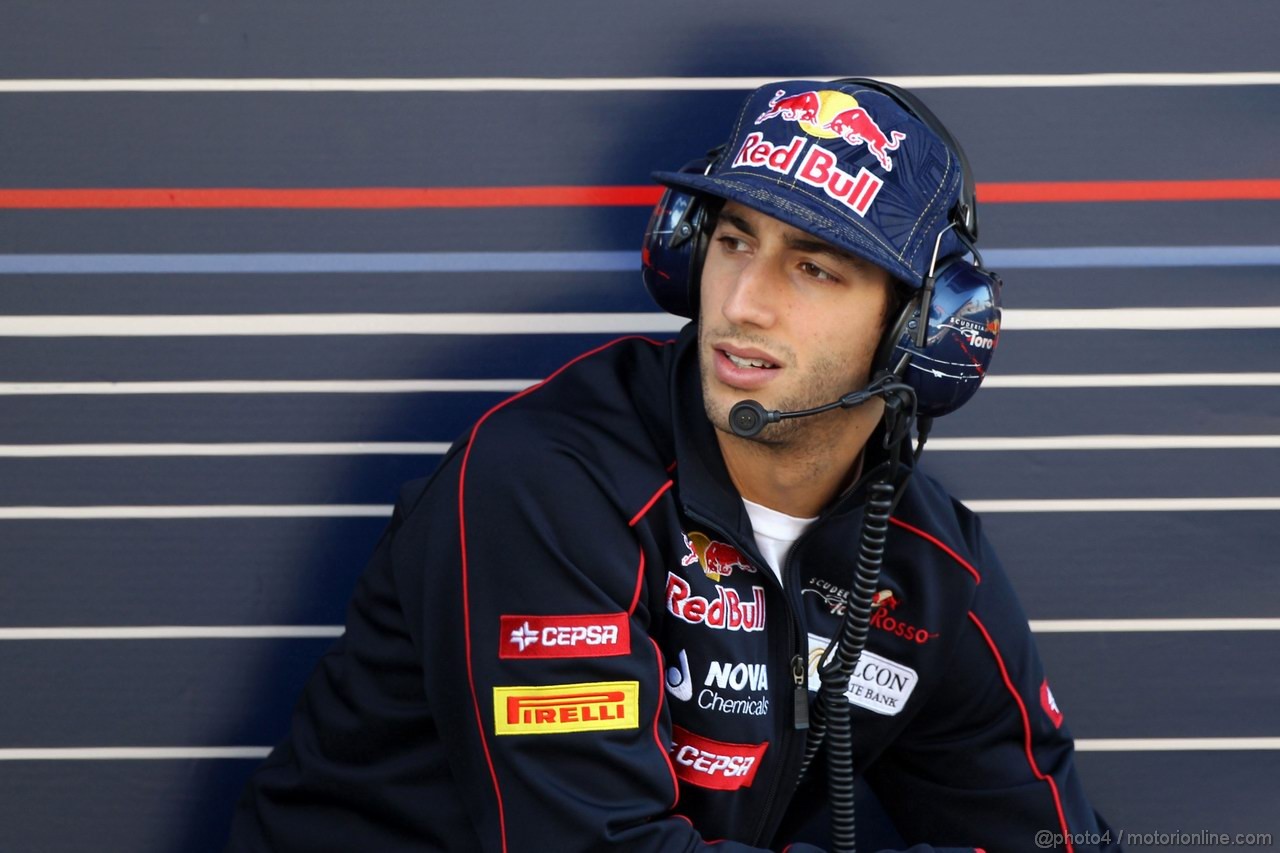 Barcelona Test Marzo 2012, 01.04.2012
Daniel Ricciardo (AUS), Scuderia Toro Rosso 