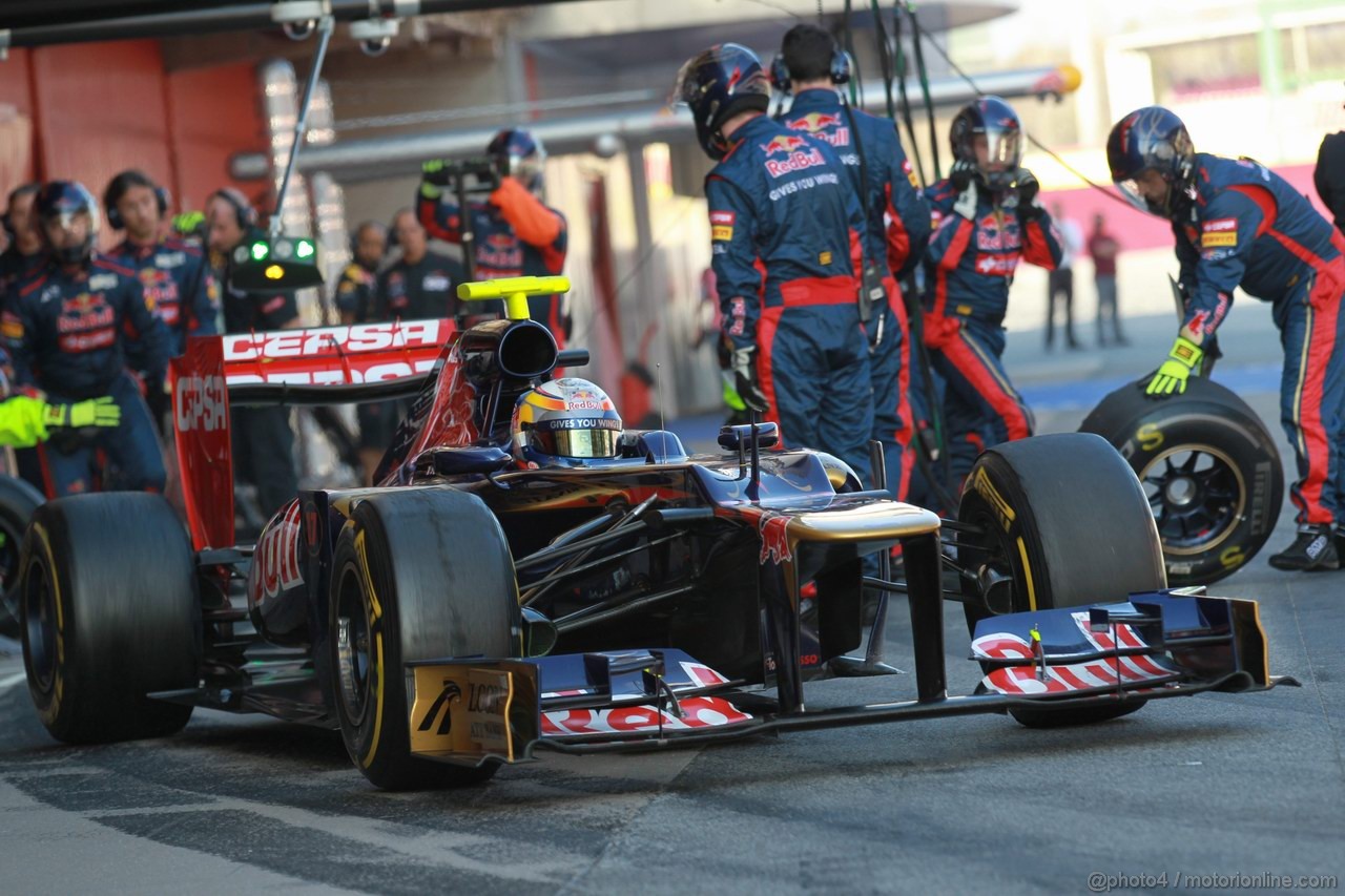 Barcelona Test Marzo 2012, 01.03.2012
Jean-Eric Vergne (FRA), Scuderia Toro Rosso 