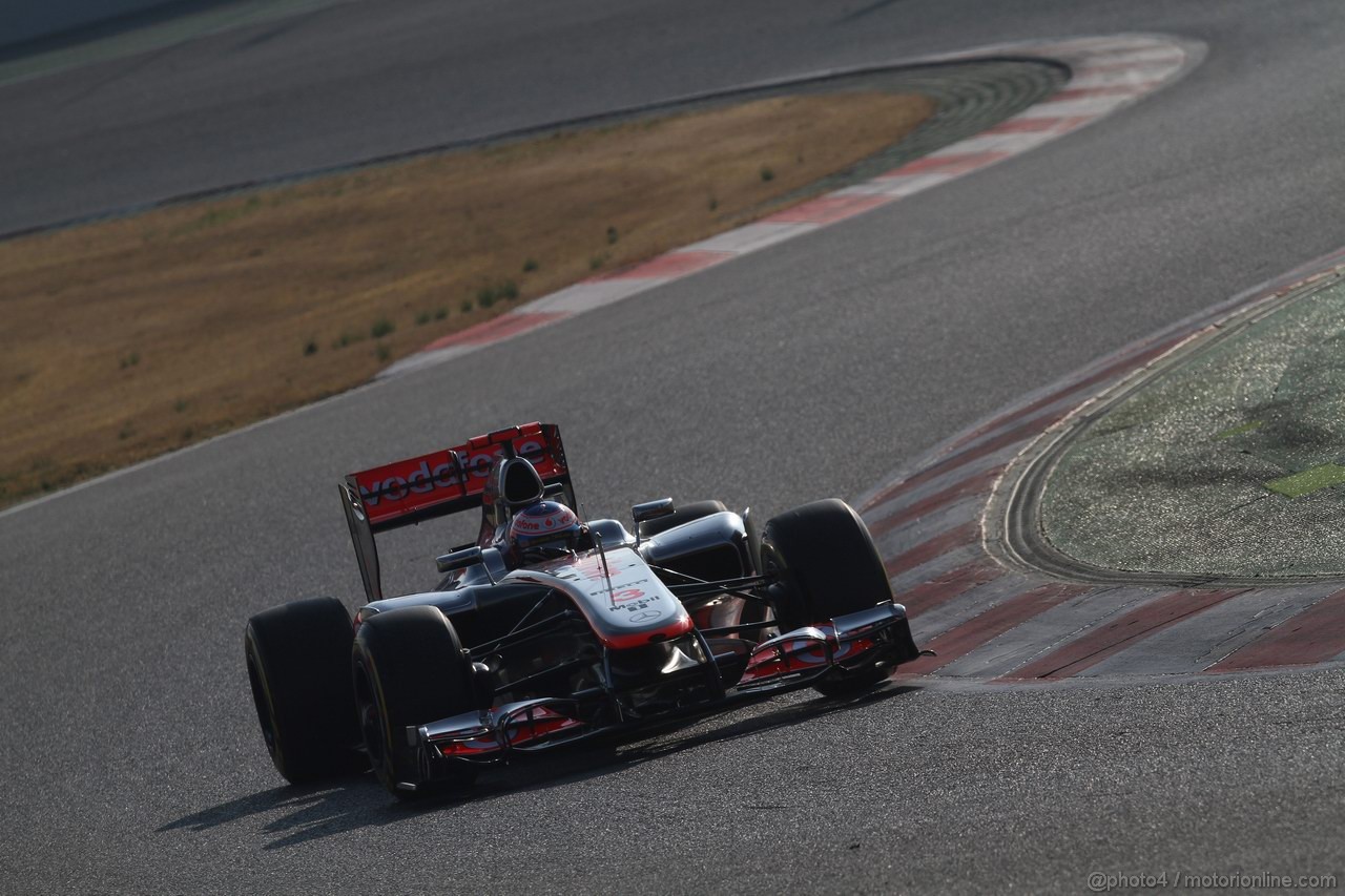 Barcelona Test Marzo 2012, 01.04.2012 Jenson Button (GBR), McLaren Mercedes MP4-27 