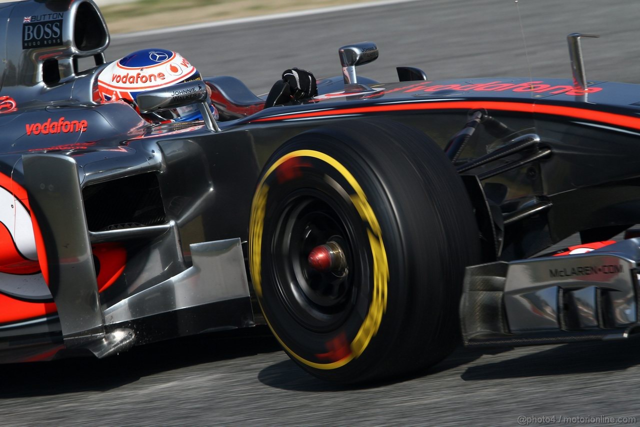 Barcelona Test Marzo 2012, 01.04.2012 Jenson Button (GBR), McLaren Mercedes MP4-27 