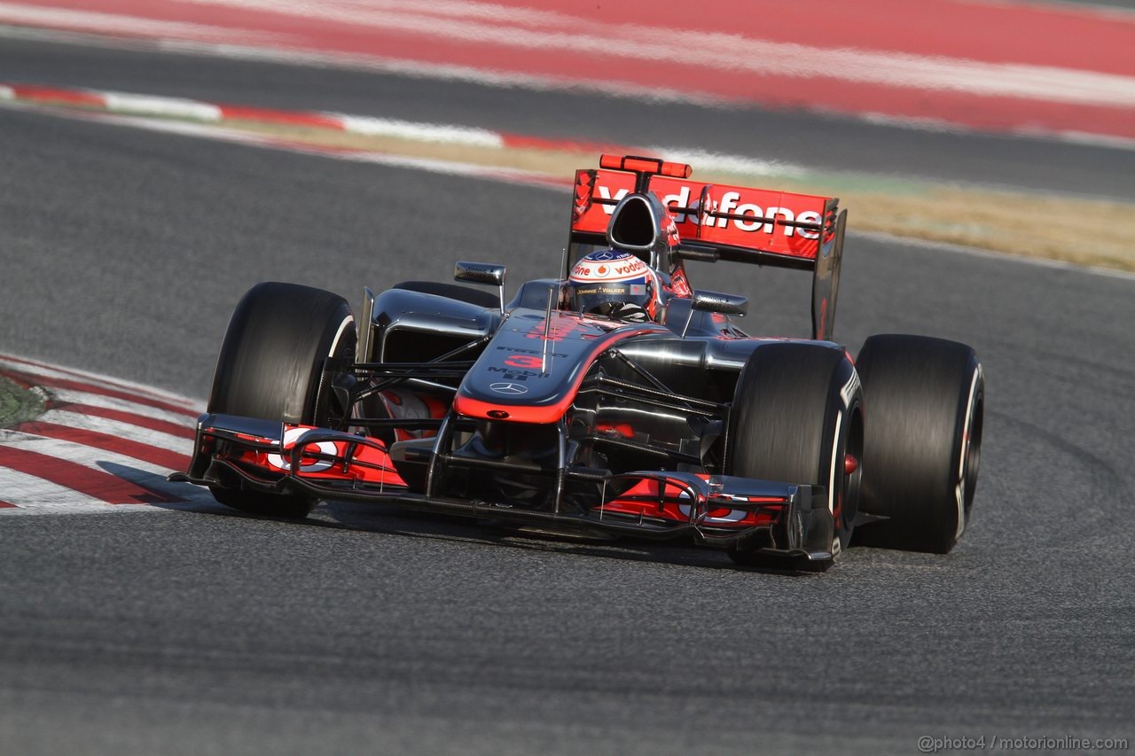 Barcelona Test Marzo 2012, 01.04.2012 Jenson Button (GBR), McLaren Mercedes MP4-27 