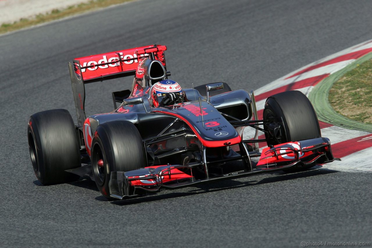 Barcelona Test Marzo 2012, 01.04.2012 Jenson Button (GBR), McLaren Mercedes MP4-27 