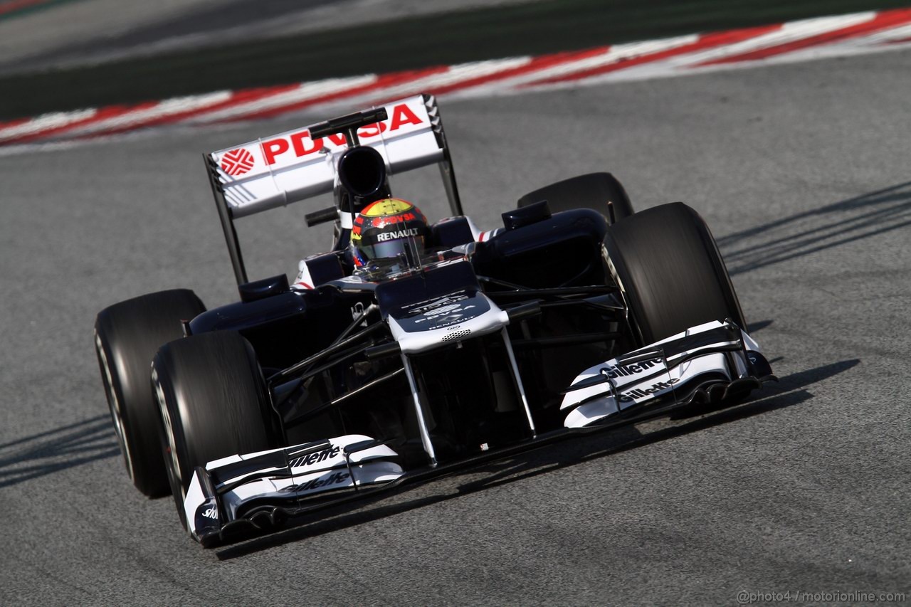 Barcelona Test Marzo 2012, 01.04.2012 Pastor Maldonado (VEN), Williams-Renault FW34 