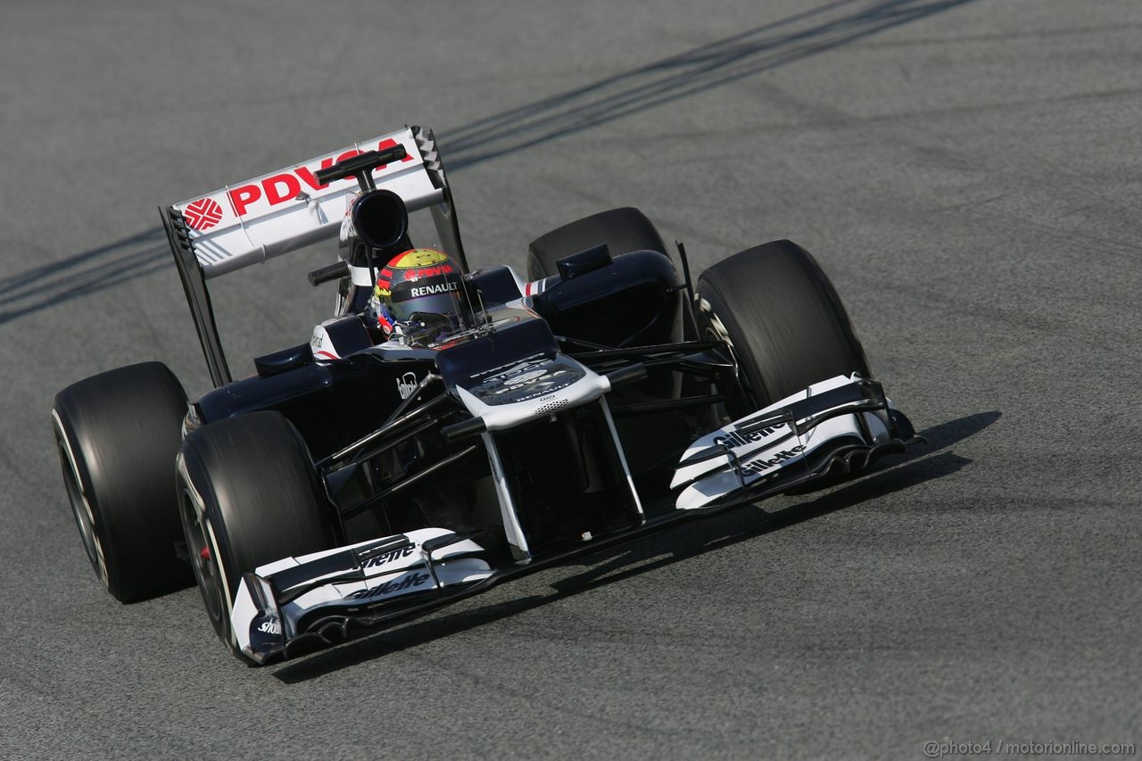 Barcelona Test Marzo 2012, 01.04.2012 Pastor Maldonado (VEN), Williams-Renault FW34 