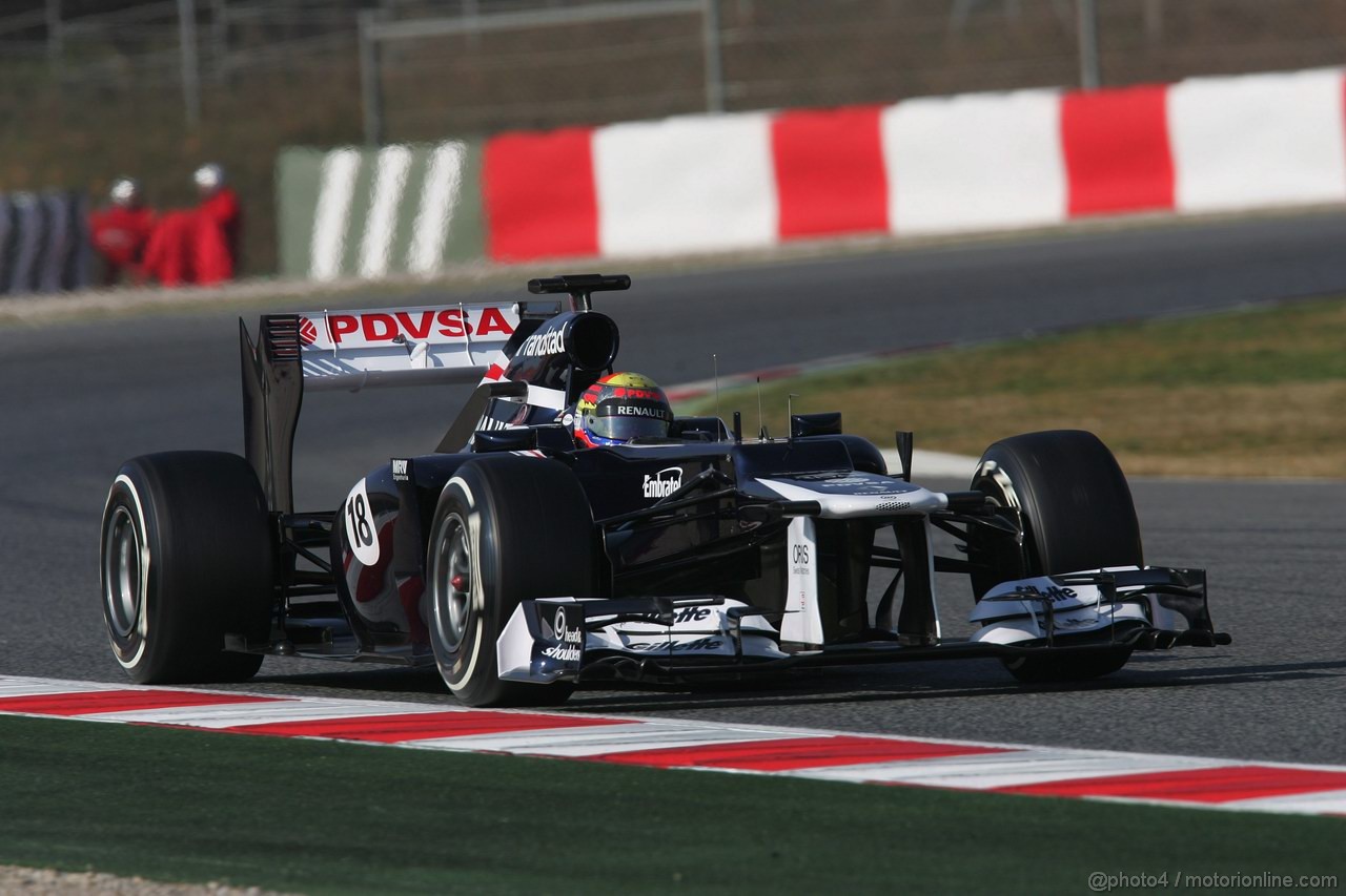 Barcelona Test Marzo 2012, 01.04.2012 Pastor Maldonado (VEN), Williams-Renault FW34 