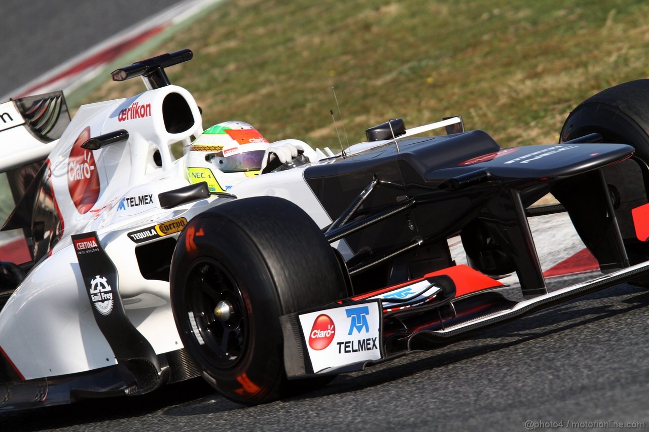 Barcelona Test Marzo 2012, 01.04.2012 Sergio Pérez (MEX), Sauber F1 Team, Sauber C31 