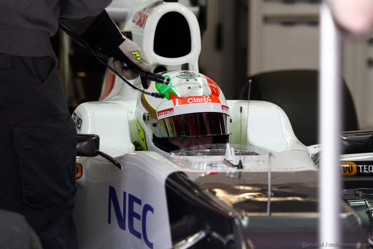 Barcelona Test Marzo 2012, 01.04.2012 Sergio Pérez (MEX), Sauber F1 Team, Sauber C31 