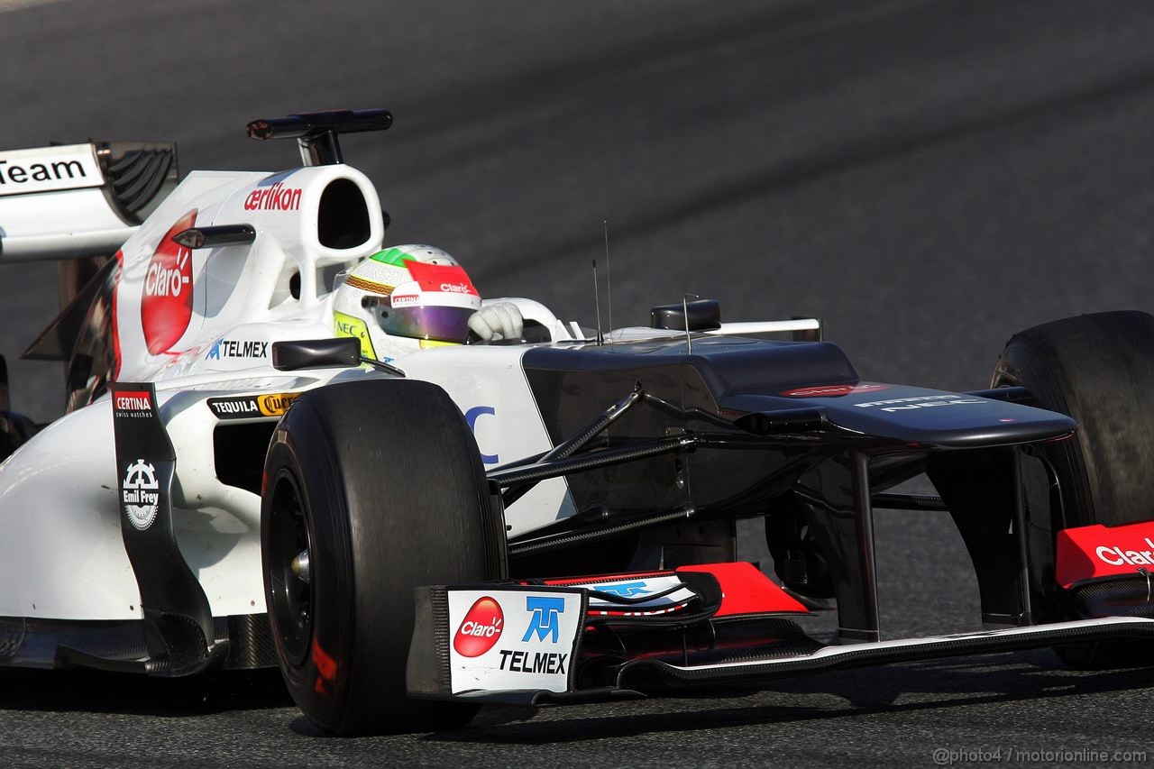 Barcelona Test Marzo 2012, 01.04.2012 Sergio Pérez (MEX), Sauber F1 Team, Sauber C31 