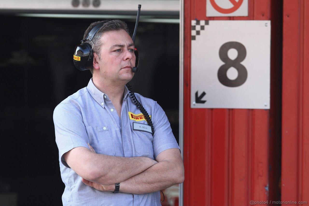 Barcelona Test Marzo 2012, 01.04.2012 Mario Isola (ITA), Sporting Director Pirelli  