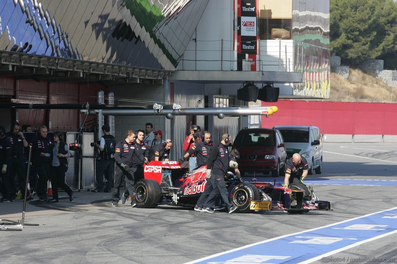 Barcelona Test Marzo 2012, 01.04.2012 Jean-Eric Vergne (FRA), Toro Rosso STR7 
