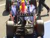 Barcelona Test Marzo 2012, 01.03.2012 
Mark Webber (AUS), Red Bull Racing rear wing e suspension 