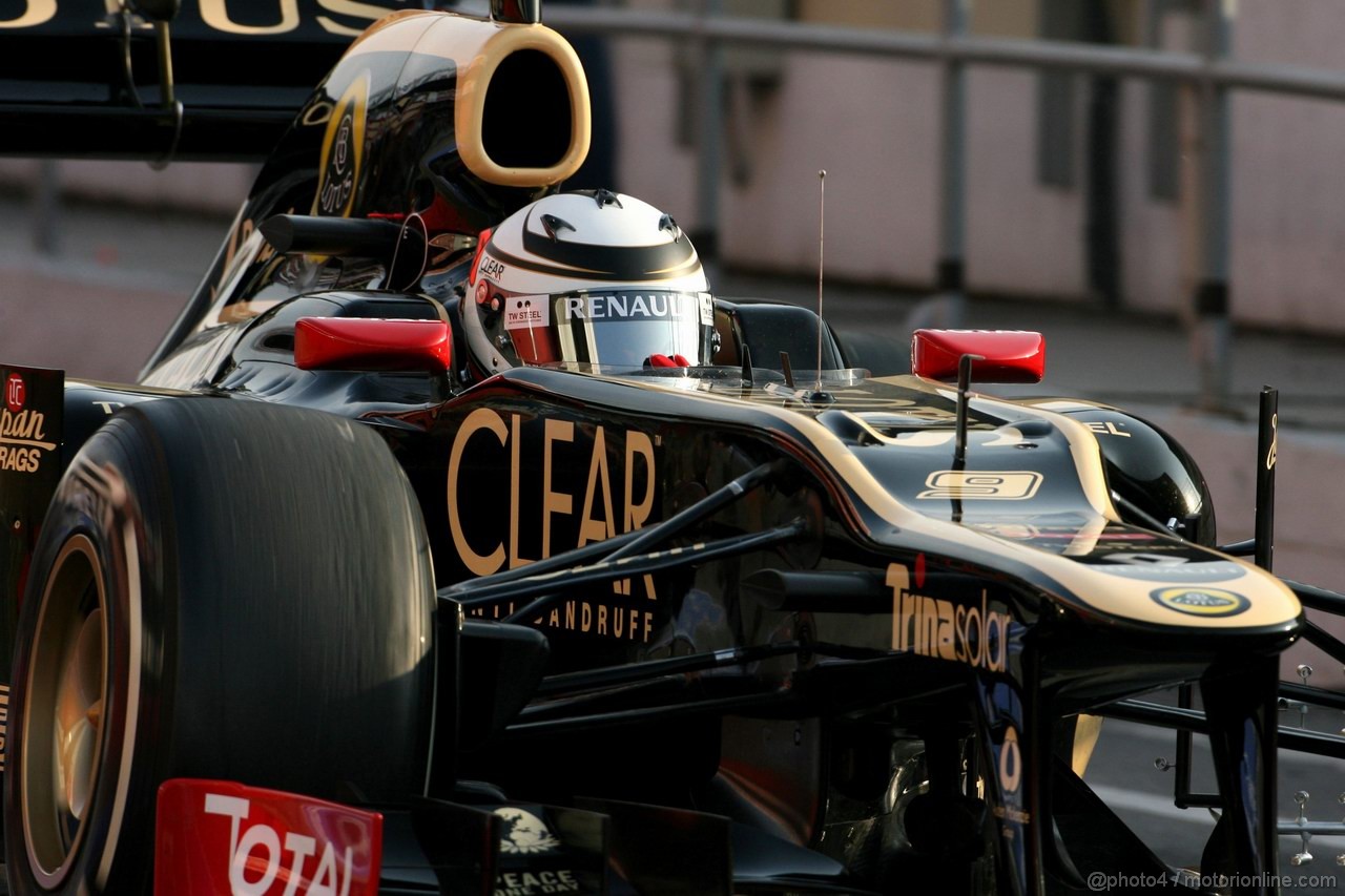 Barcelona Test Marzo 2012, 03.03.2012
Kimi Raikkonen (FIN), Lotus F1 Team  