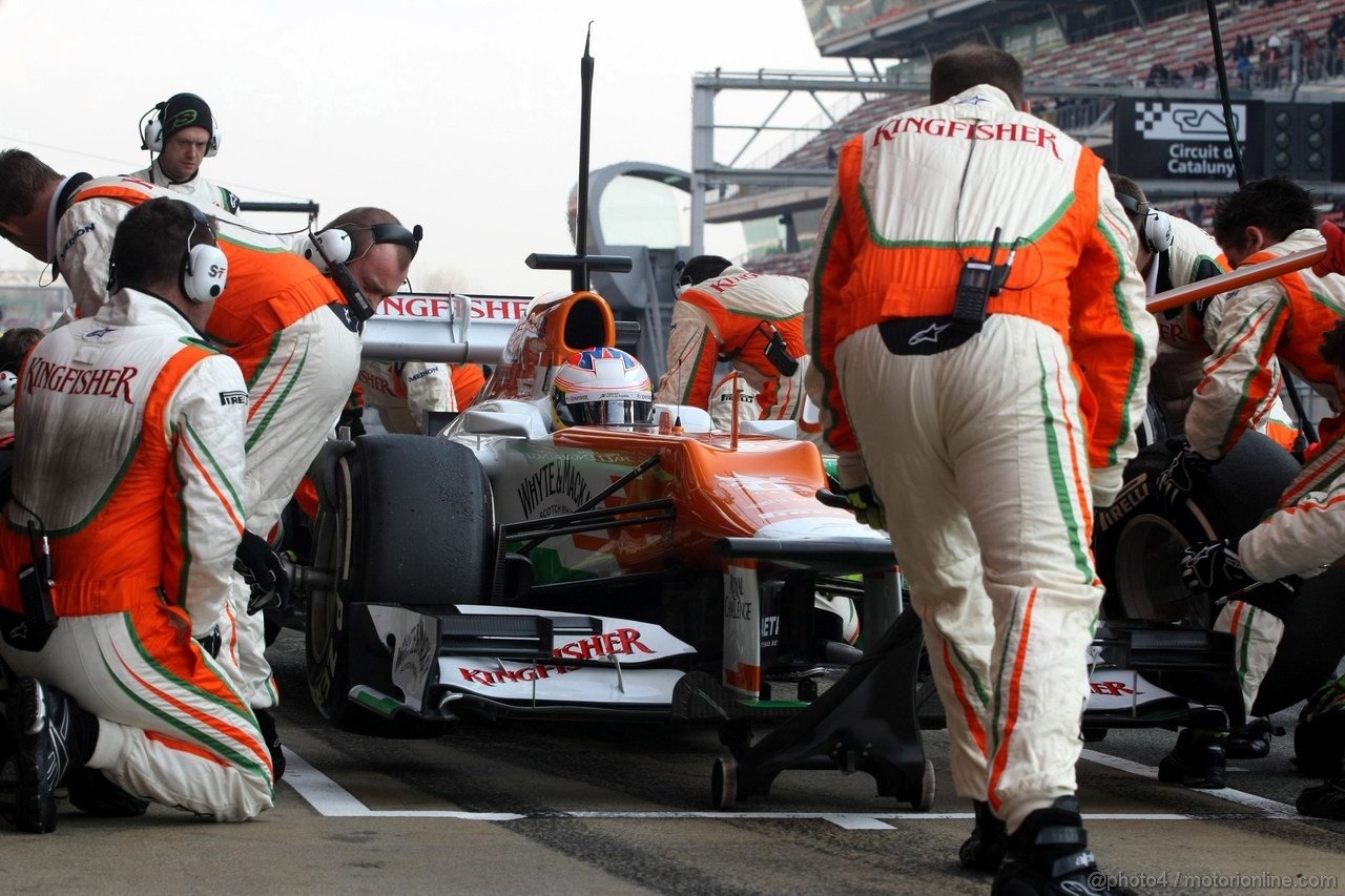 Barcelona Test Marzo 2012, 03.03.2012
Paul di Resta (GBR), Sahara Force India Formula One Team