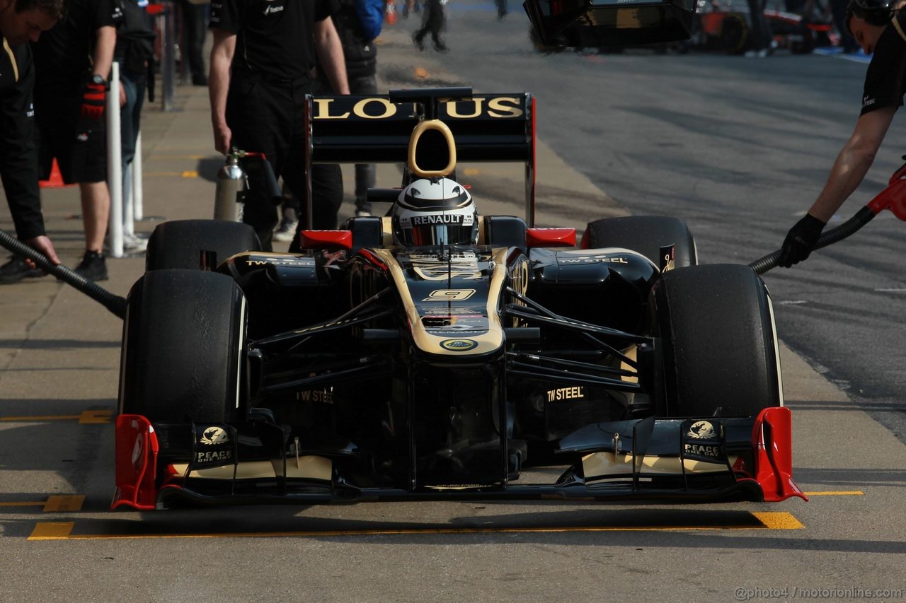 Barcelona Test Marzo 2012, 03.03.2012
Kimi Raikkonen, Lotus Renault F1 Team