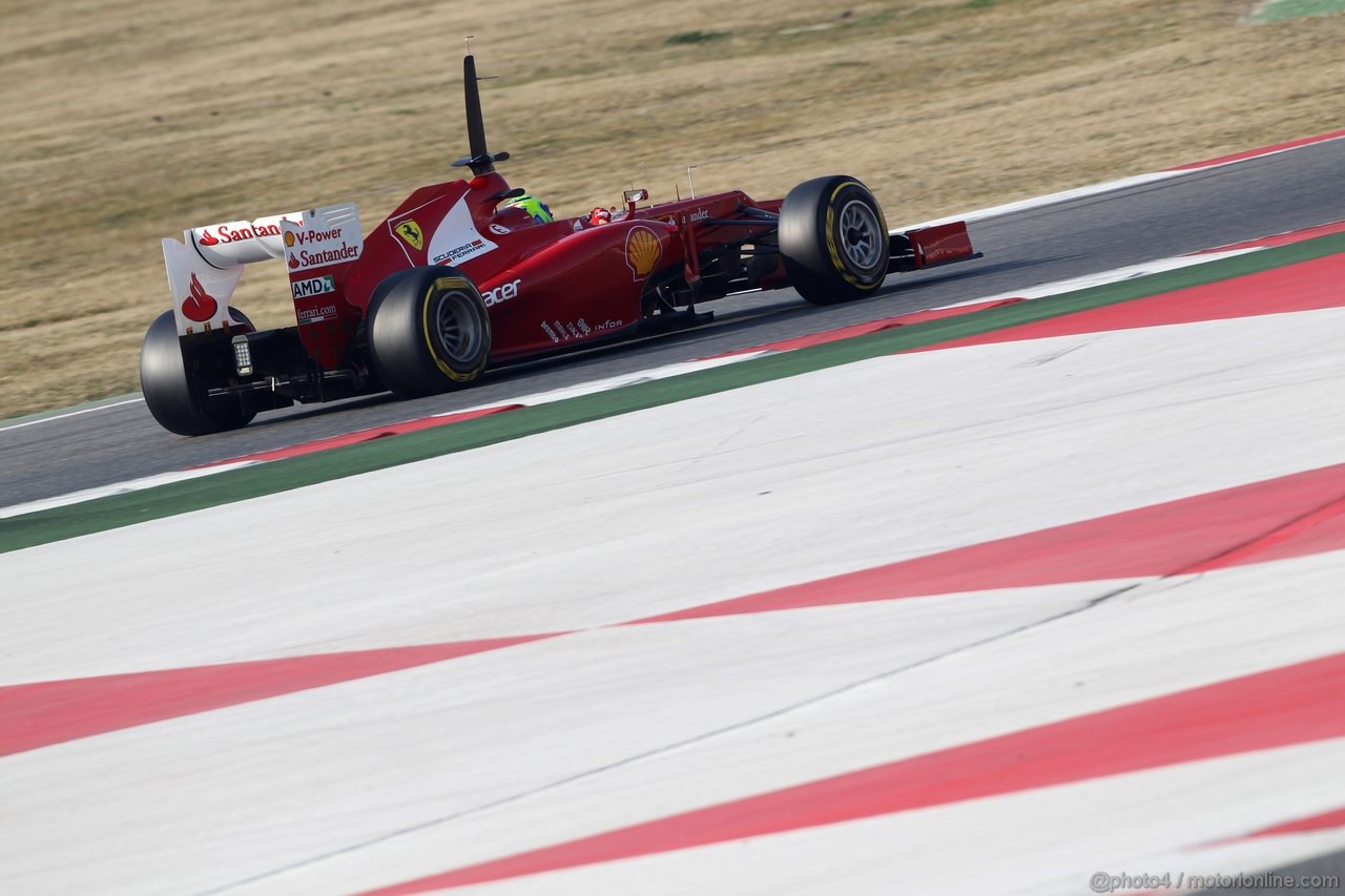 Barcelona Test Marzo 2012, 03.03.2012
Felipe Massa (BRA), Ferrari 