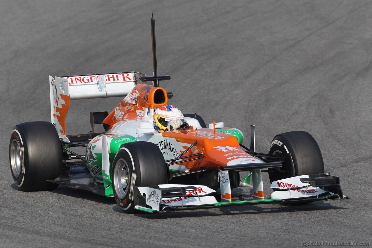Barcelona Test Marzo 2012, 03.03.2012
Paul di Resta (GBR), Sahara Force India Formula One Team 