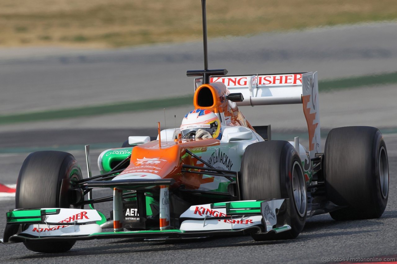 Barcelona Test Marzo 2012, 03.03.2012
Paul di Resta (GBR), Sahara Force India Formula One Team 