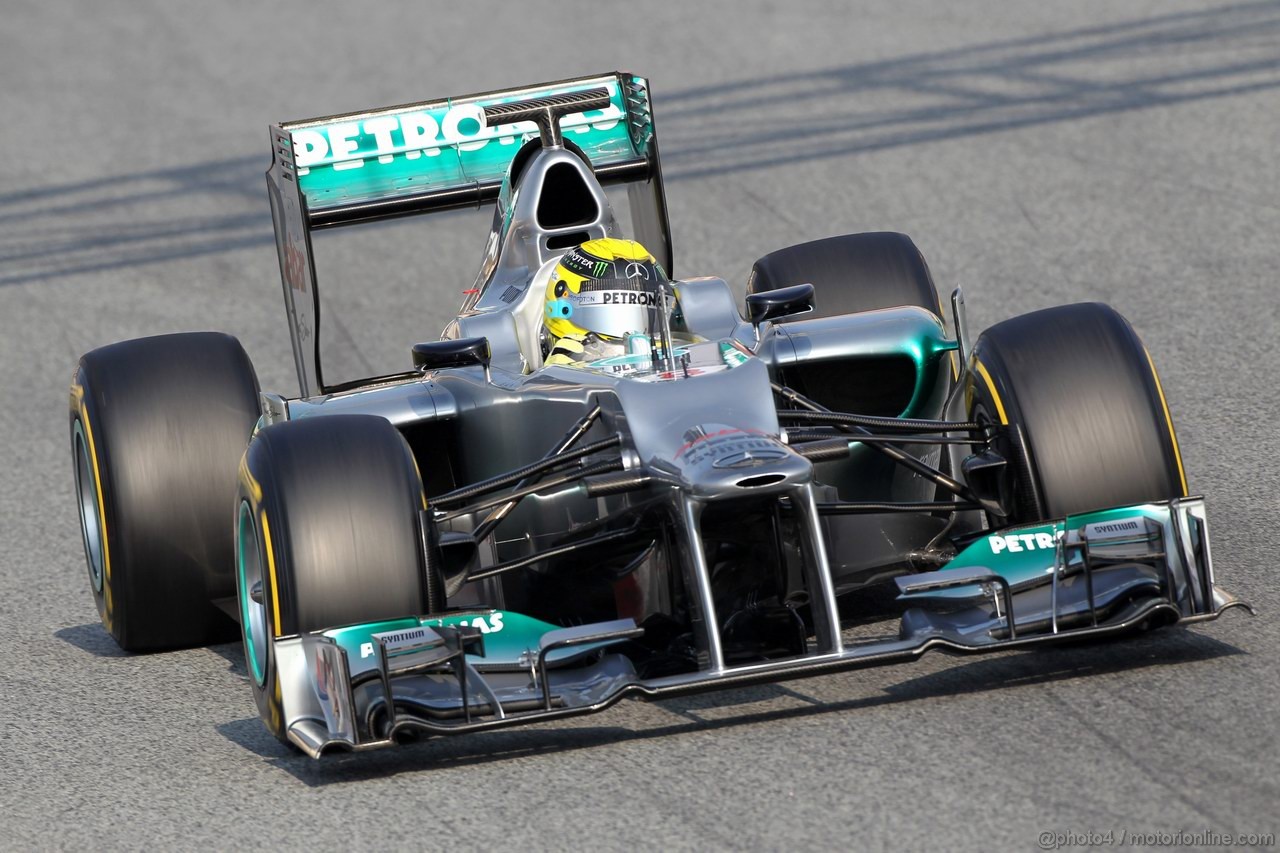 Barcelona Test Marzo 2012, 03.03.2012
Nico Rosberg (GER), Mercedes AMG Petronas