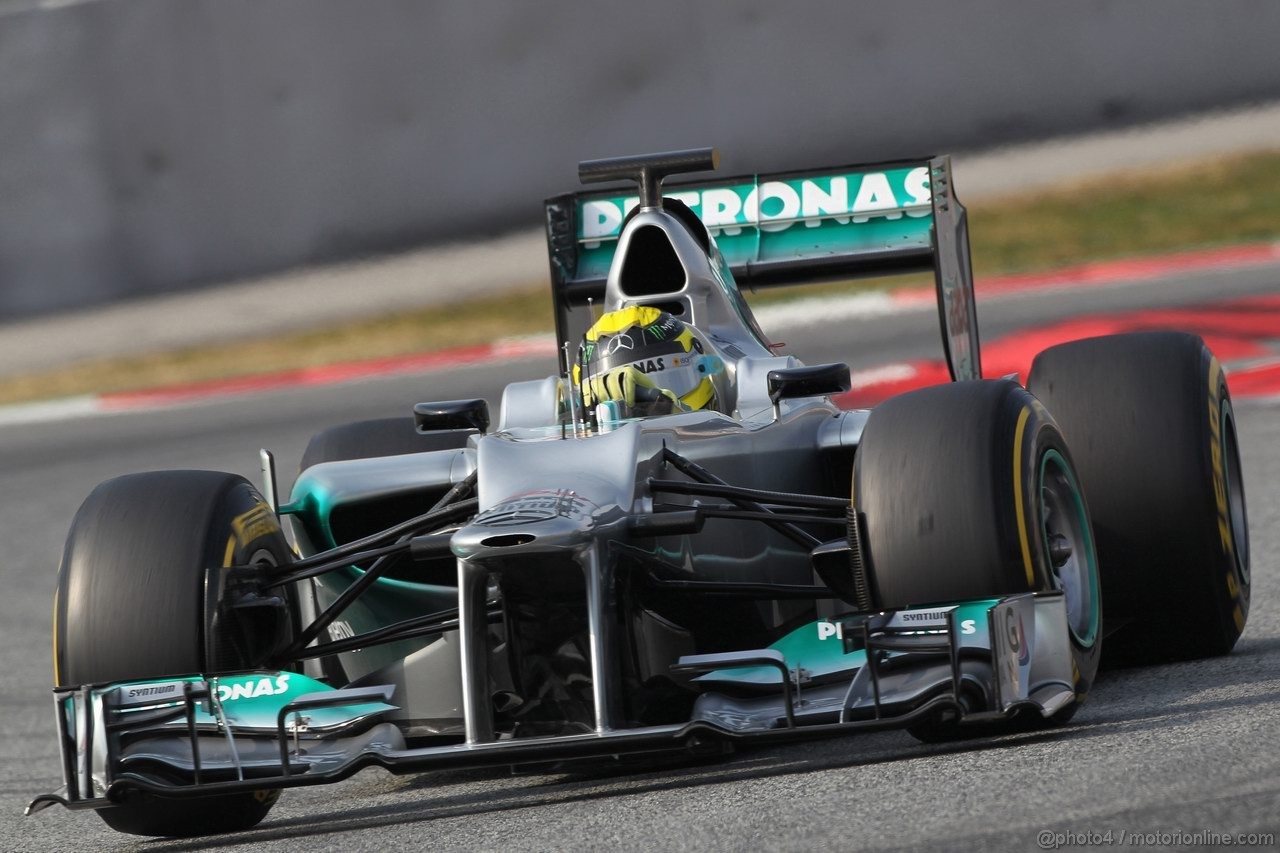 Barcelona Test Marzo 2012, 03.03.2012
Nico Rosberg (GER), Mercedes AMG Petronas 
