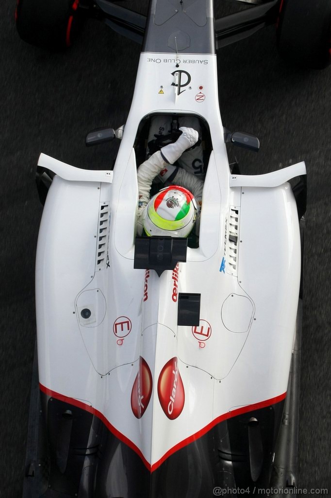 Barcelona Test Marzo 2012, 03.03.2012
Sergio Perez (MEX), Sauber F1 Team