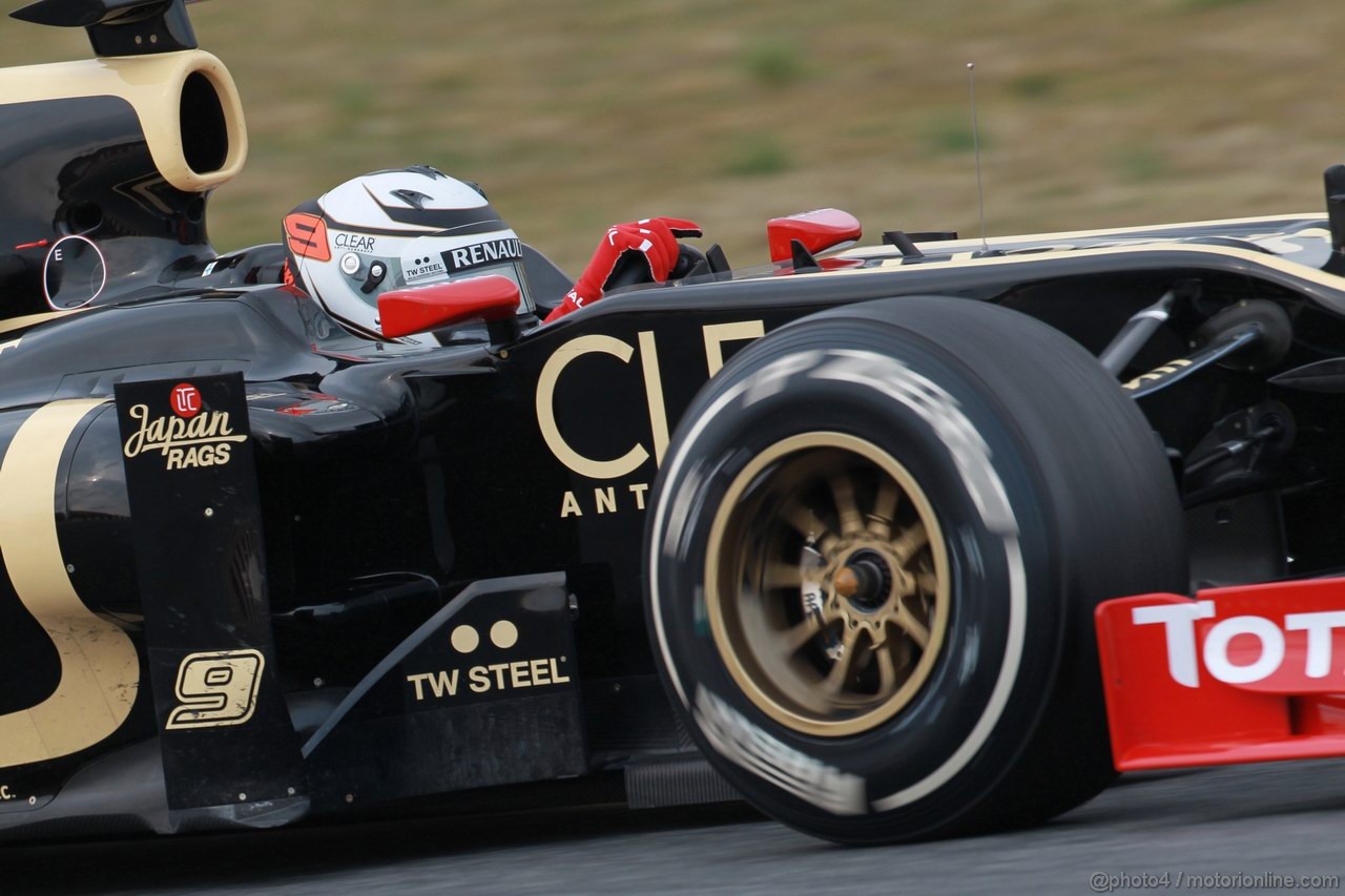 Barcelona Test Marzo 2012, 03.03.2012
Kimi Raikkonen, Lotus Renault F1 Team 