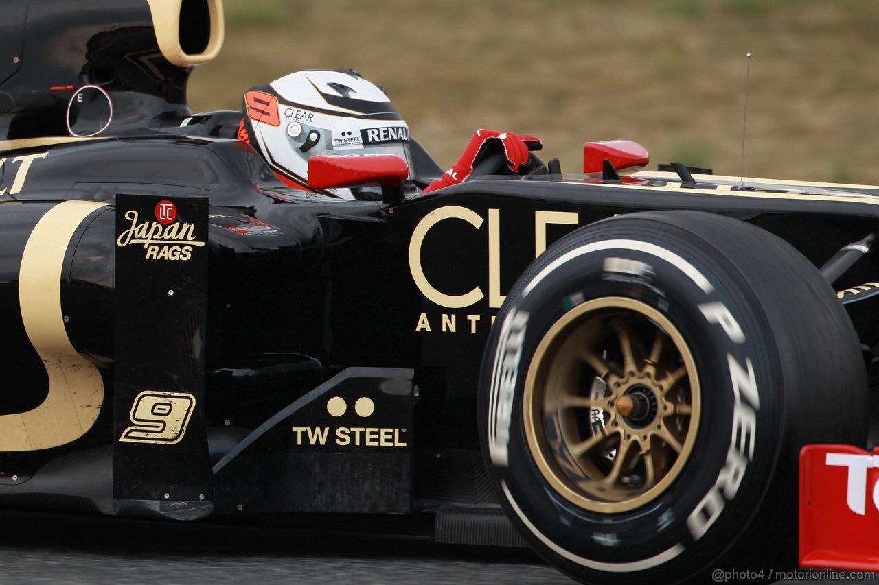 Barcelona Test Marzo 2012, 03.03.2012
Kimi Raikkonen, Lotus Renault F1 Team 