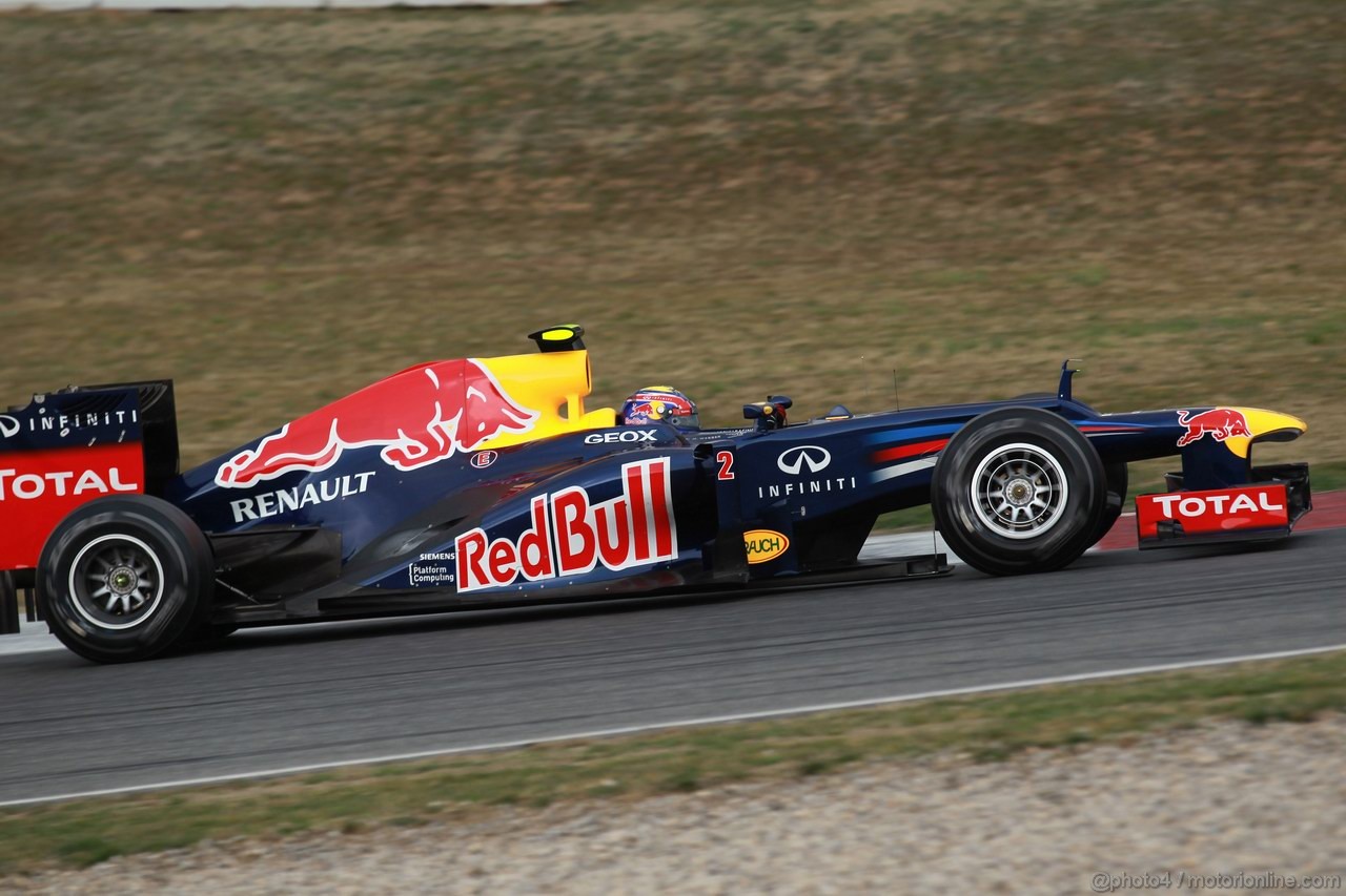 Barcelona Test Marzo 2012, 03.03.2012
Mark Webber (AUS), Red Bull Racing