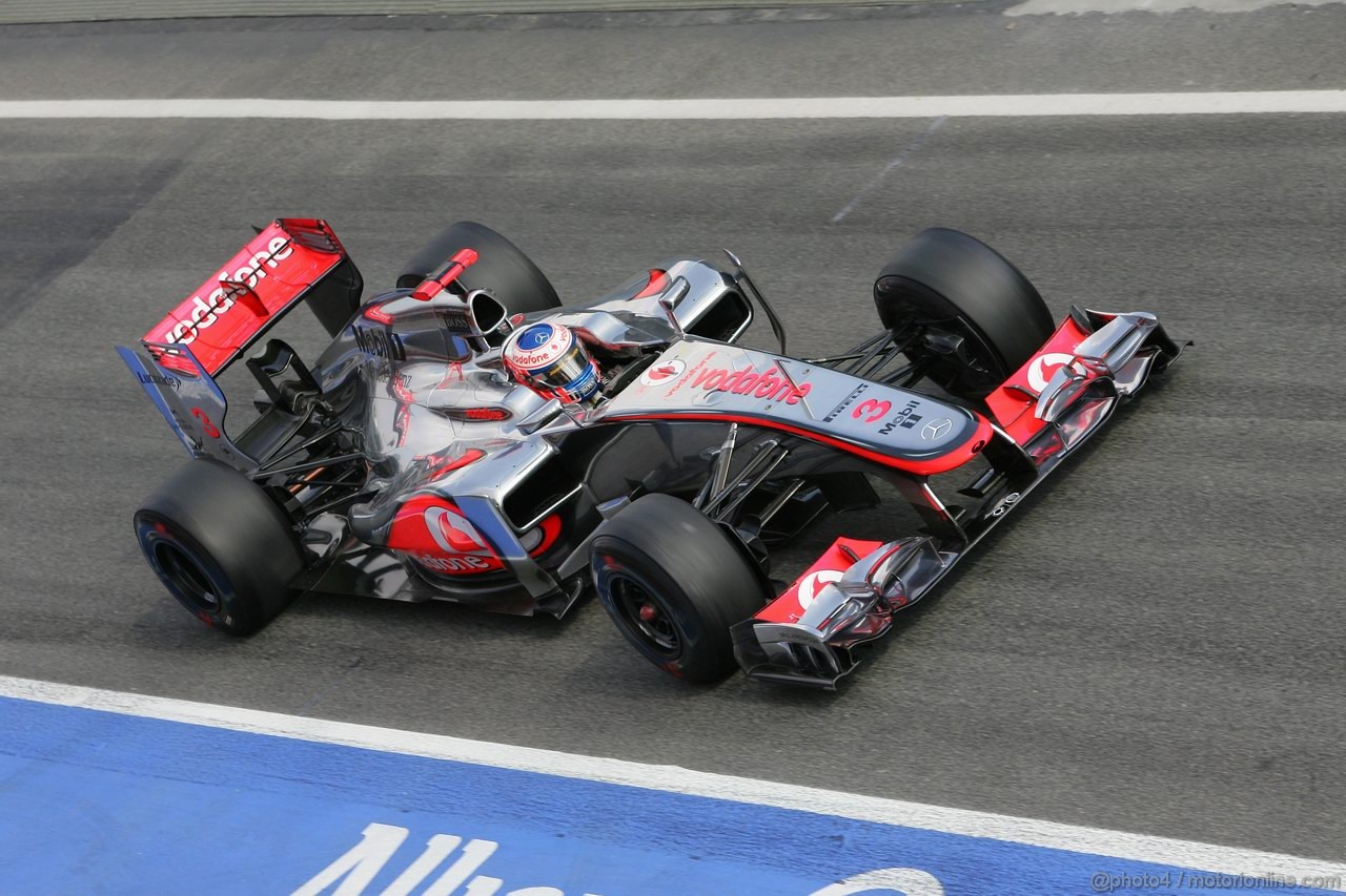 Barcelona Test Marzo 2012, 03.03.2012 Jenson Button (GBR), McLaren Mercedes MP4-27 