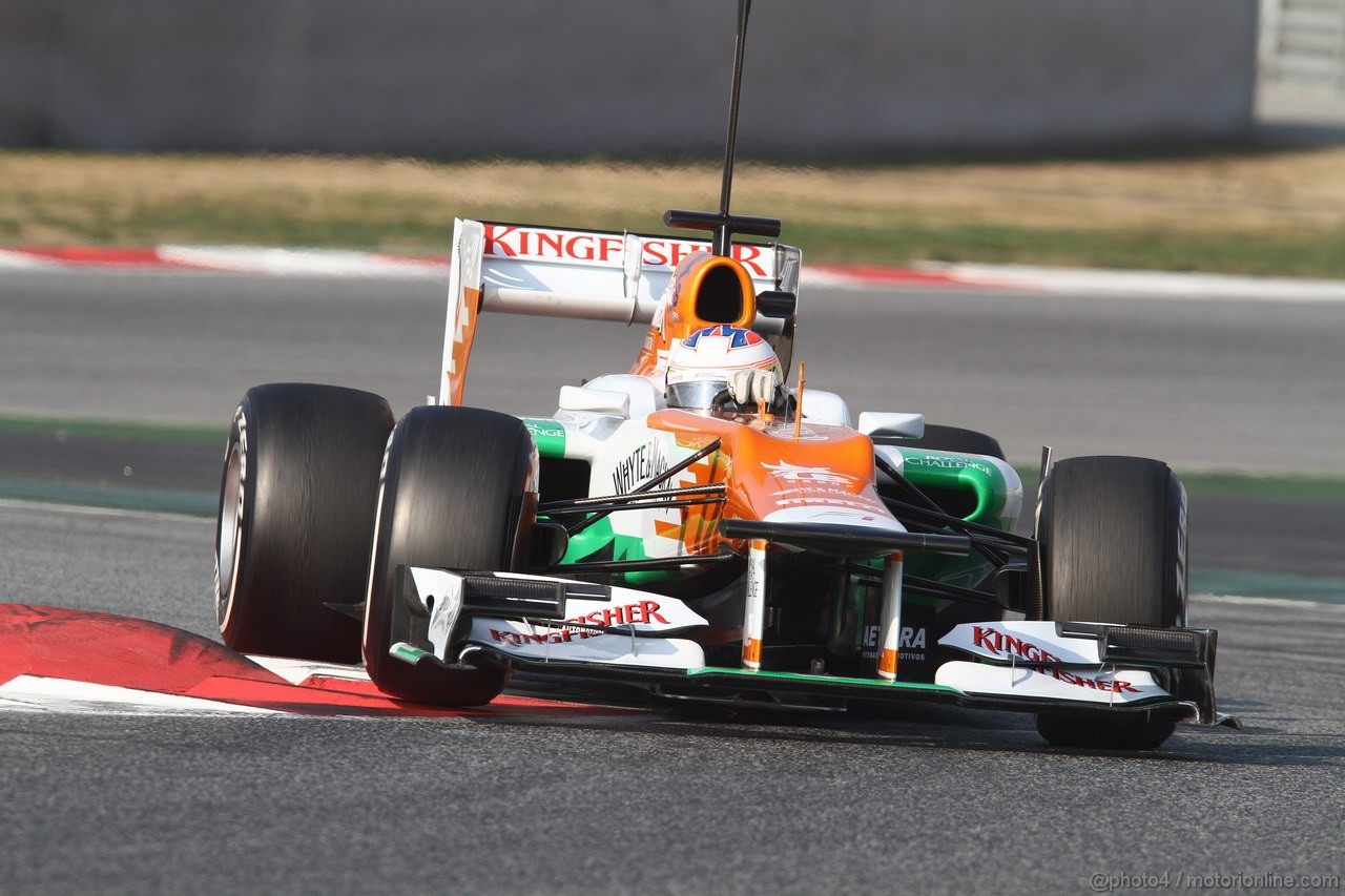 Barcelona Test Marzo 2012, 03.03.2012 Paul di Resta (GBR) Sahara Force India Formula One Team VJM05 