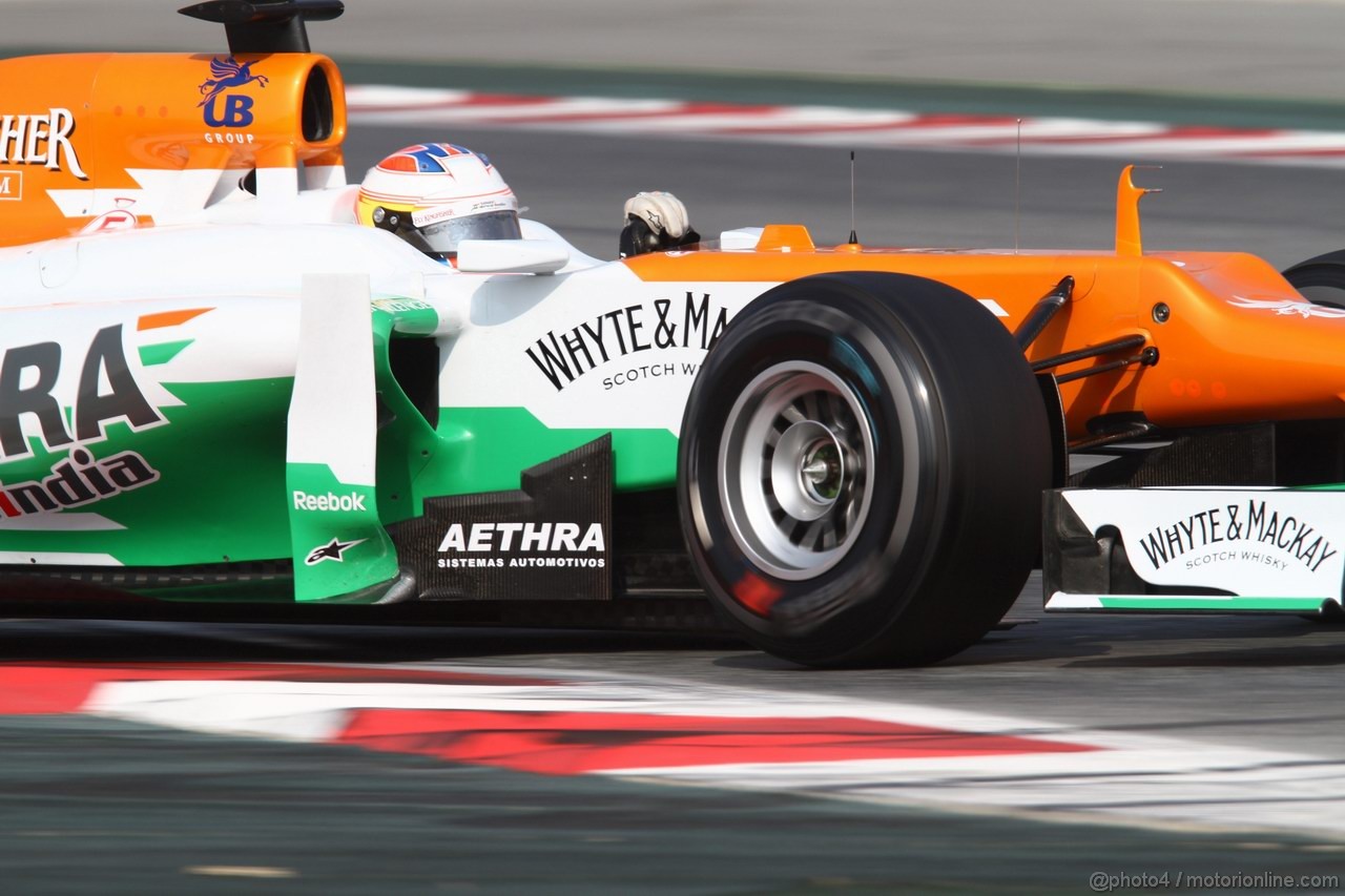 Barcelona Test Marzo 2012, 03.03.2012 Paul di Resta (GBR) Sahara Force India Formula One Team VJM05 