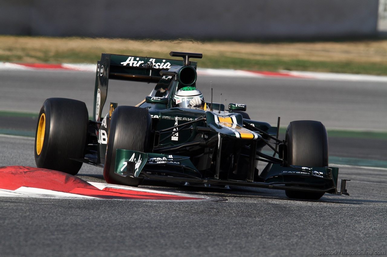 Barcelona Test Marzo 2012, 03.03.2012 Heikki Kovalainen (FIN), Caterham Team  