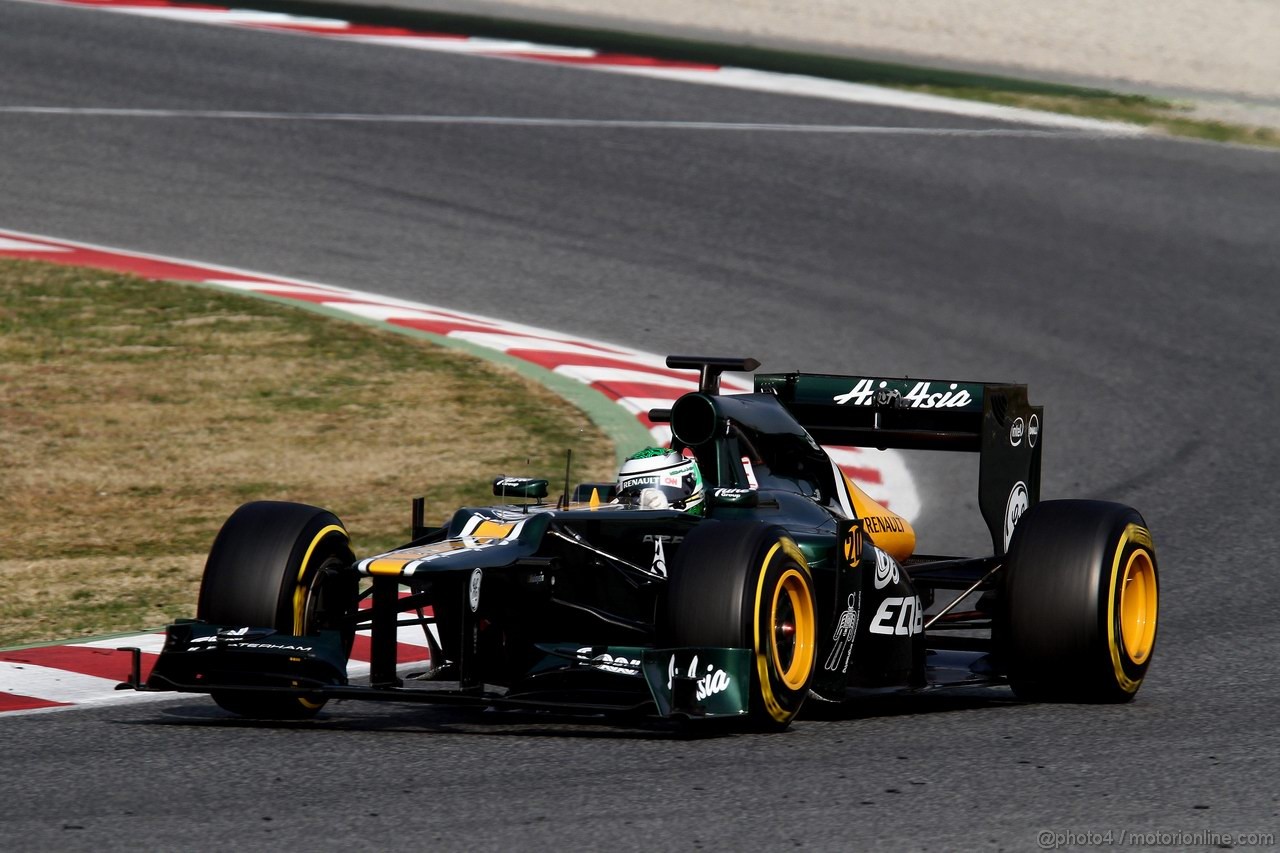 Barcelona Test Marzo 2012, 03.03.2012 Heikki Kovalainen (FIN), Caterham Team  