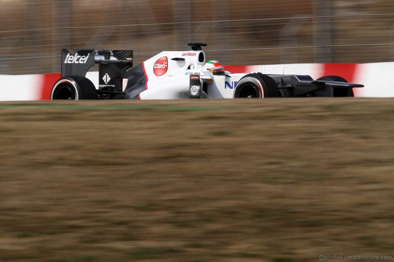 Barcelona Test Marzo 2012, 03.03.2012 Sergio Pérez (MEX), Sauber F1 Team, Sauber C31 