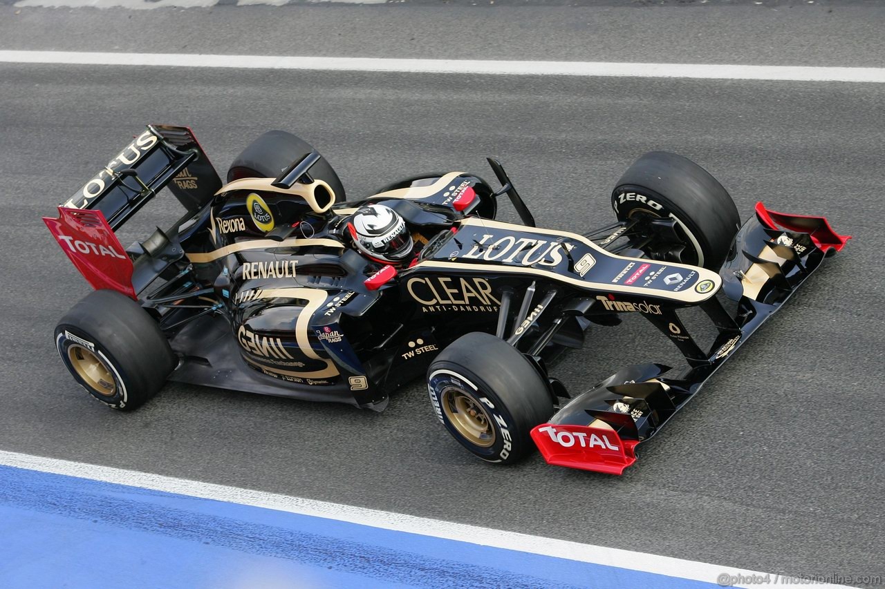 Barcelona Test Marzo 2012, 03.03.2012 Kimi Raikkonen (FIN), Lotus F1 Team E20 
