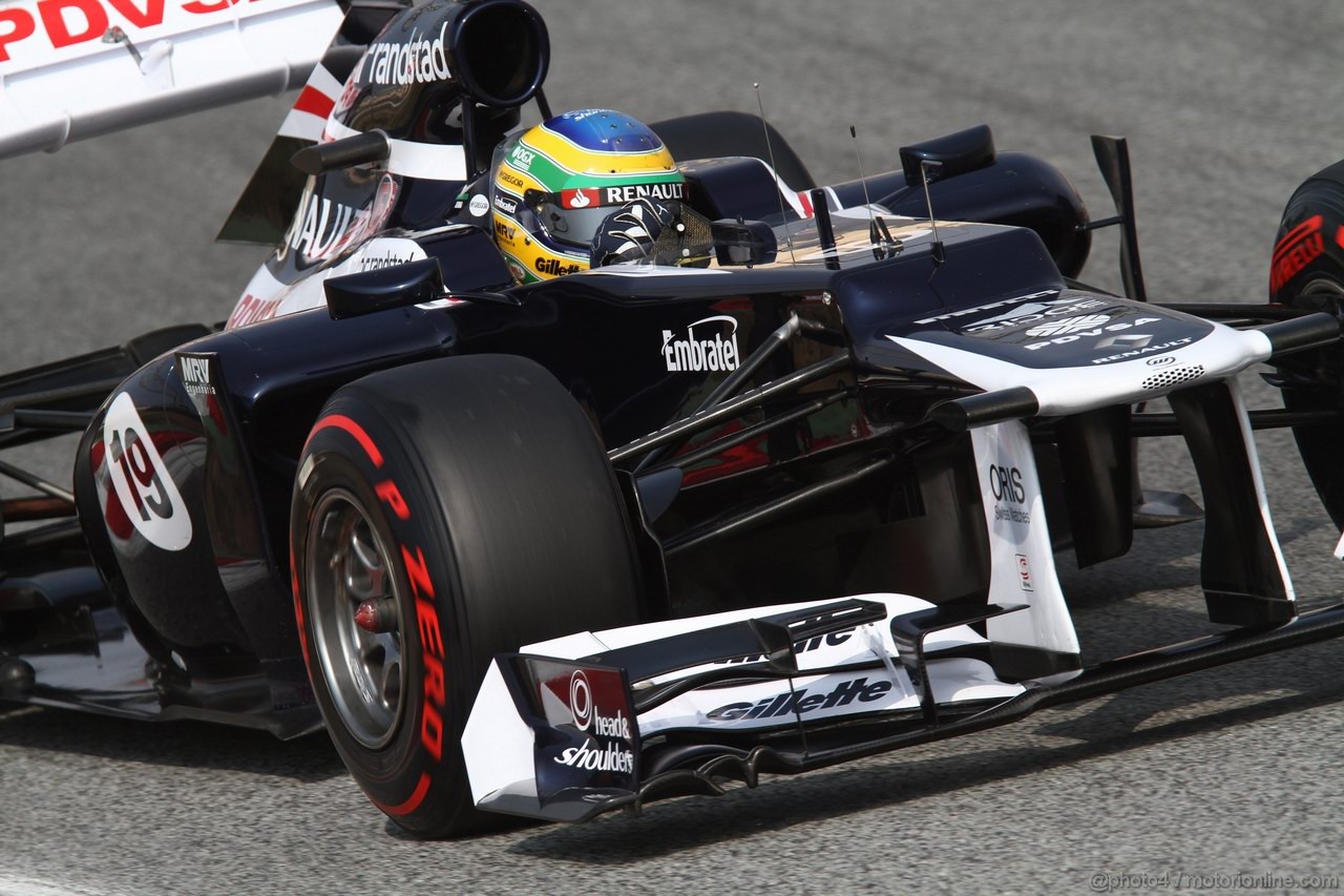 Barcelona Test Marzo 2012, 03.03.2012 Bruno Senna (BRA), Williams-Renault FW34 