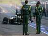 Barcelona Test Marzo 2012, 03.03.2012
Caterham F1 Team meccanici, Heikki Kovalainen (FIN), Caterham F1 Team   