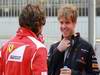 Barcelona Test Marzo 2012, 03.03.2012
Fernando Alonso (ESP), Ferrari with Sebastian Vettel (GER), Red Bull Racing 