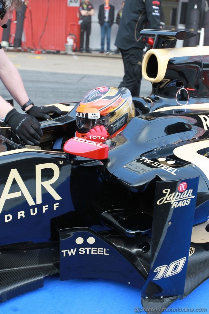 Barcelona Test Marzo 2012, 02.04.2012
Romain Grosjean (FRA), Lotus Renault F1 Team 