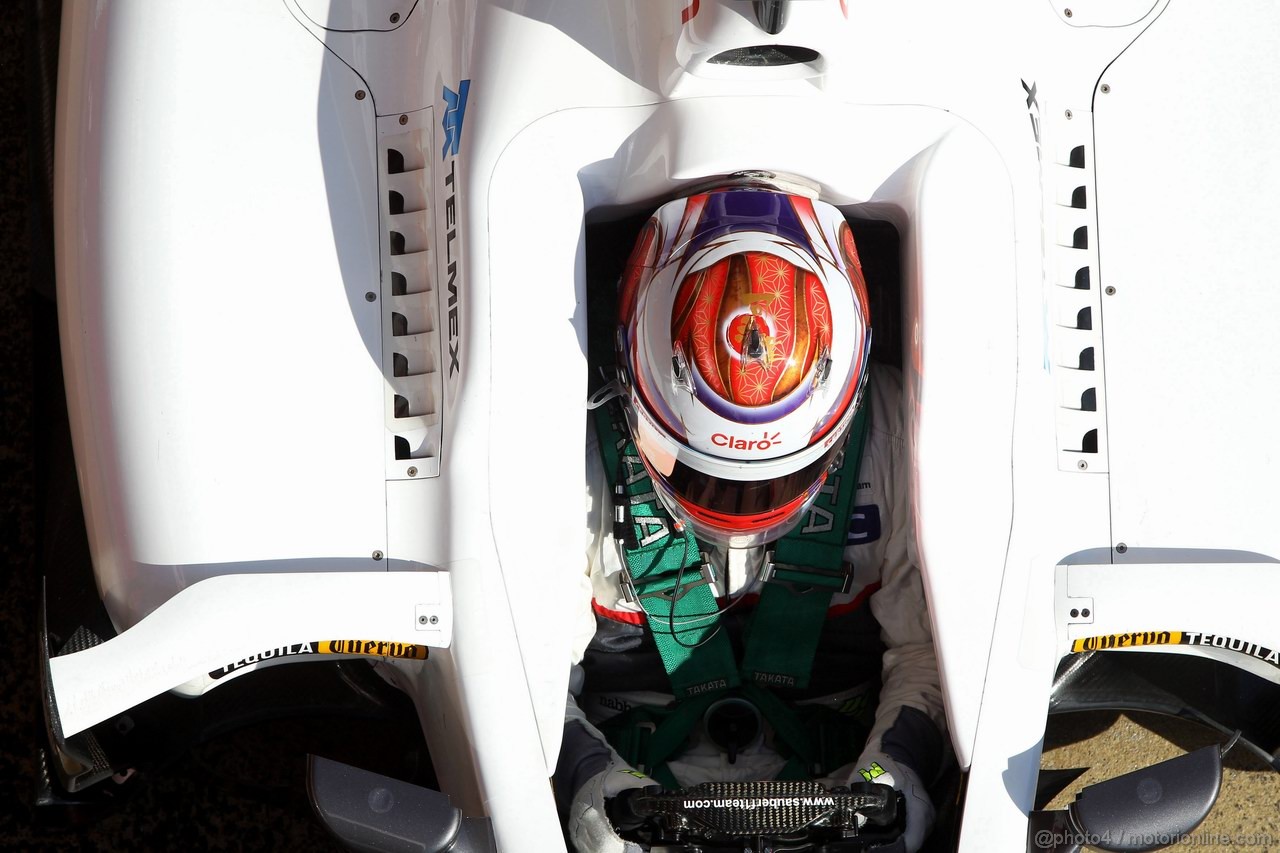 Barcelona Test Marzo 2012, 02.04.2012, Barcelona, Spain,
Kamui Kobayashi (JAP), Sauber F1 Team   