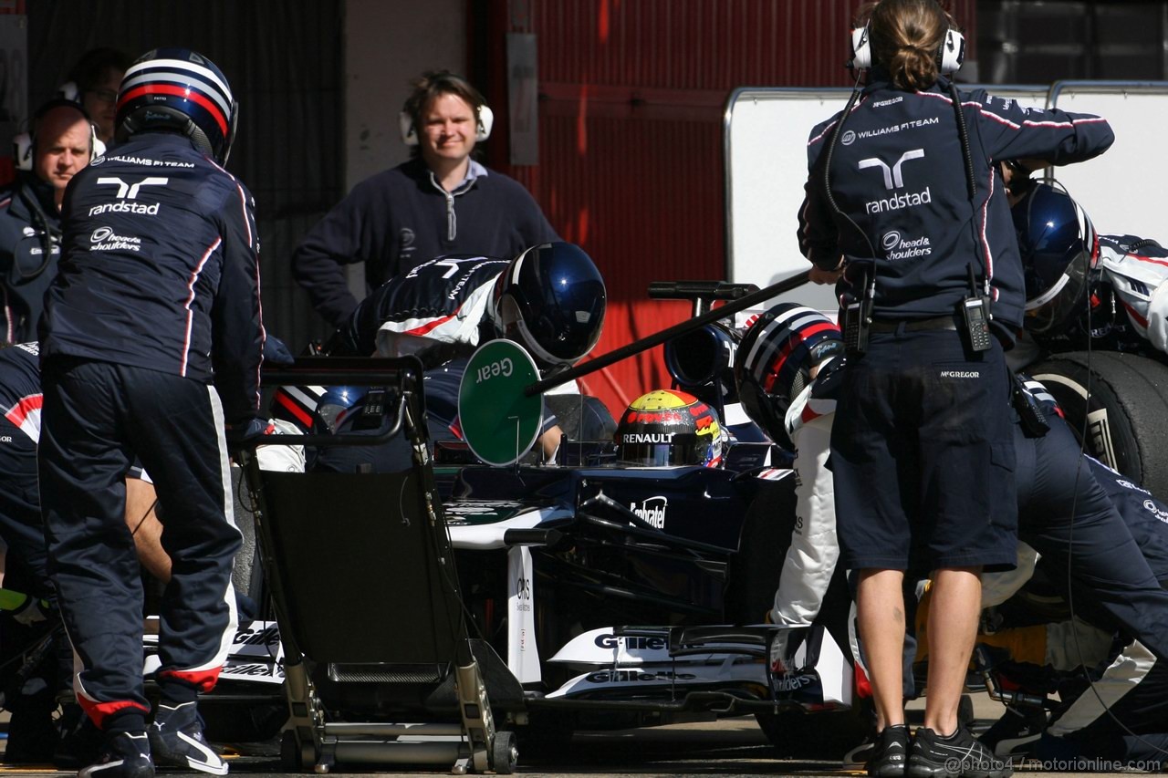 Barcelona Test Marzo 2012, 02.04.2012, Barcelona, Spain,
Pastor Maldonado (VEN), Williams F1 Team  