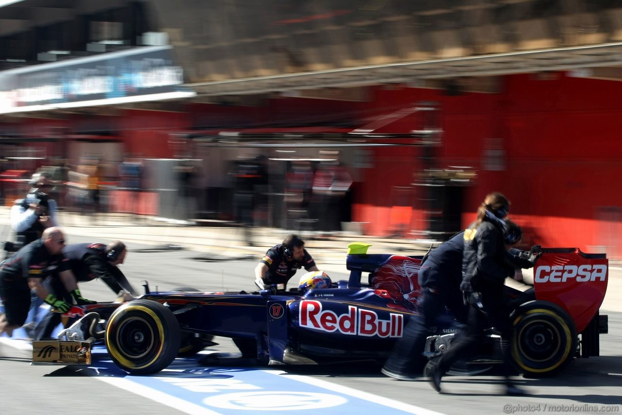 Barcelona Test Marzo 2012, 02.04.2012, Barcelona, Spain,
Jean-Eric Vergne (FRA), Scuderia Toro Rosso  