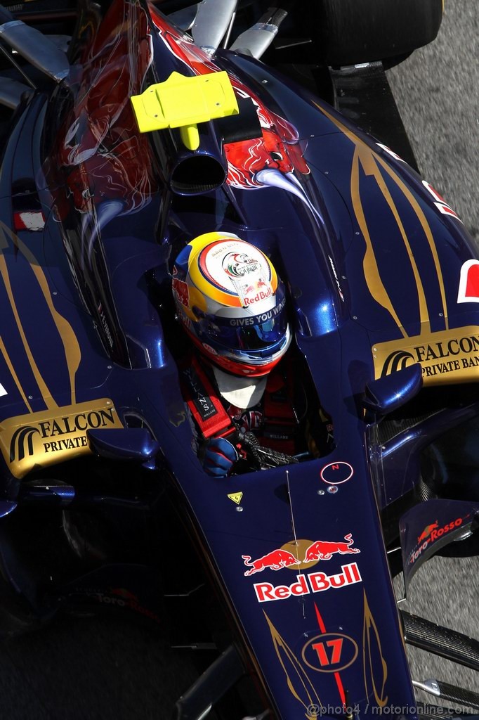 Barcelona Test Marzo 2012, 02.04.2012, Barcelona, Spain,
Jean-Eric Vergne (FRA), Scuderia Toro Rosso   