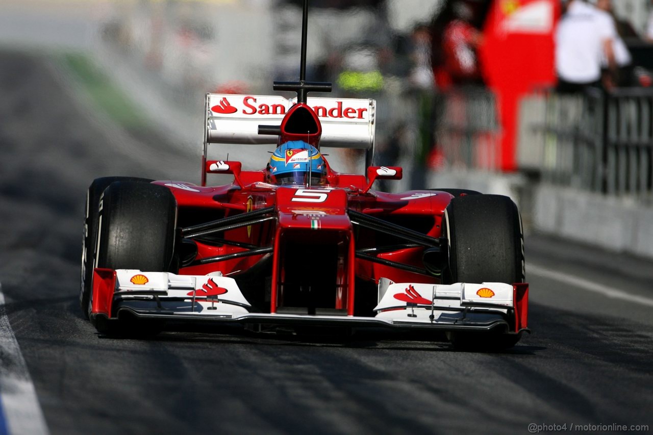 Barcelona Test Marzo 2012, 02.04.2012
Fernando Alonso (ESP), Ferrari 