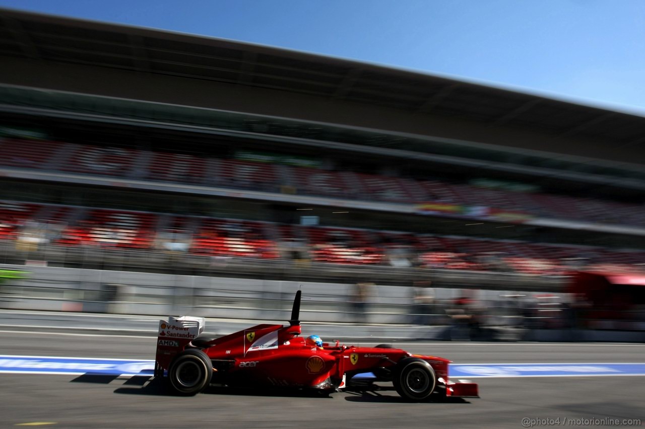 Barcelona Test Marzo 2012, 02.04.2012
Fernando Alonso (ESP), Ferrari 